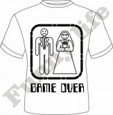 Camiseta Game Over Tamanho P,M,G e GG