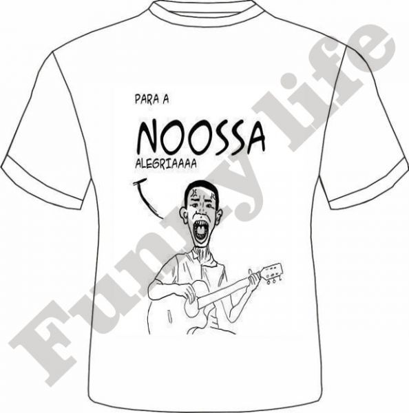 Camiseta Para nossa alegria tamanho P,M,G e GG