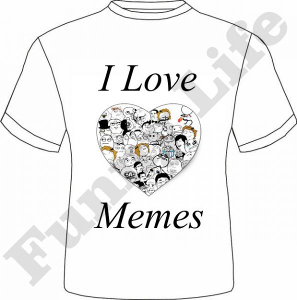 Camiseta I love Memes tamanho P,M,G e GG