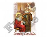 Camiseta Santa Cecília tamanho P,M,G e GG